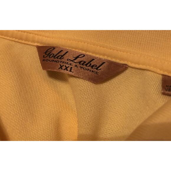 Gold Label Roundtree York Polo Mens XXL Performance Golf 100% Cotton Outdoors - Picture 12 of 13